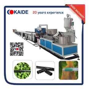 Cylindrical Drip Irrigation Pipe Production Line 80m/min KAIDE company