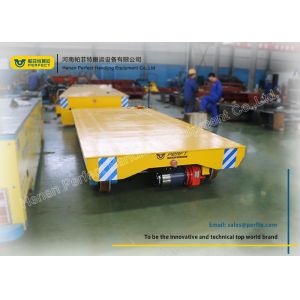 Explosion Proof Metallurgy Rail Guided Vehicle Trailer Adjustable Speed