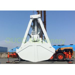 Wholesale Clamshell Unloading Grab Bucket with wireless remote control material handling from china suppliers