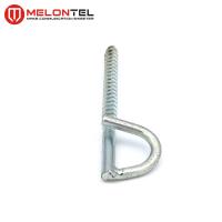 China Galvanized Retractor Screw Eye Hooks Outdoor P Type For Fiber Optic Cabling MT 1706 for sale