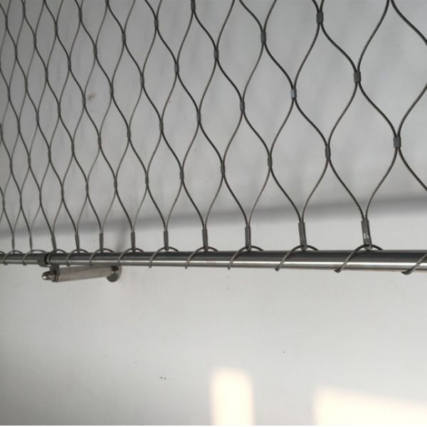 Quality Customized Balustrade Cable Mesh Diamond Mesh Orientation for Customized In Width And Length for sale