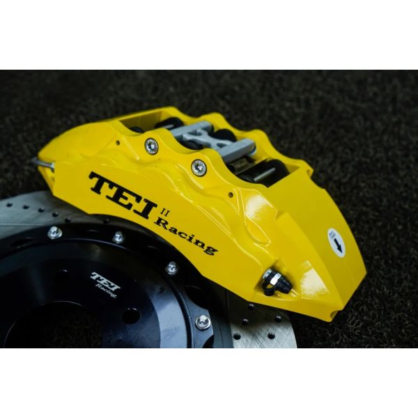 Big Brake Kit 4 Piston E-brake Caliper 355x28mm Disc 6 Piston Caliper For Camry 2017-2019 18" Wheel