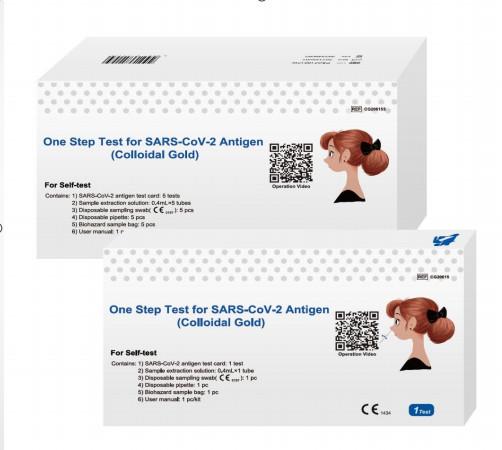 Quality Non Invasive Sampling One Step Test For SARS-CoV-2 Antigen Self Test Use for sale