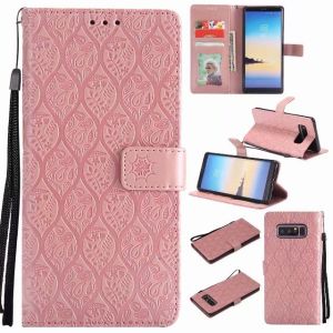 Buy cheap Samsung NOTE 8 Leather Protective Case with Flower Embossed Pattern from wholesalers