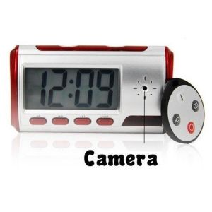 mini Desk Clock Camera with Motion Detection Alarm Clock DVR camera