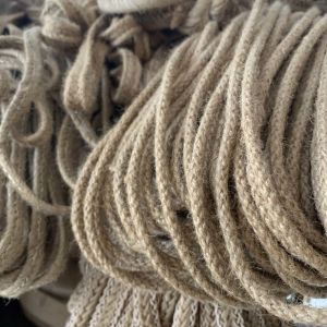 TGKELL Cotton Elastic Webbing Straps , W110mm Hemp Fiber Rope