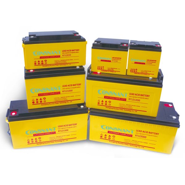 Valve Regulated Sealed Lead Acid Battery Rechargeable Solid Copper Terminal