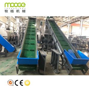 Rubber Modular Belt Conveyor For Plastic Recycling Machine 800mm