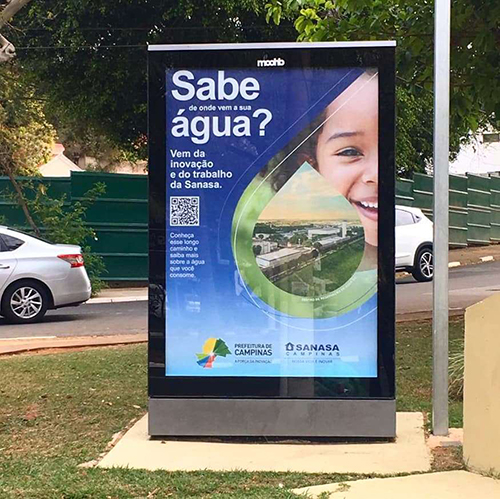 75 Inch 2500Nits Original Samsung Outdoor Lcd Totem Digital Signage For Bus Station