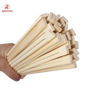 Twins Tensoge Round Natural Bamboo Disposable Chopsticks With Paper Package