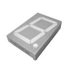 Quality Red Colour LED Numeric Display Single Digit 1.8 Inch 7 Segment Common Anode for sale