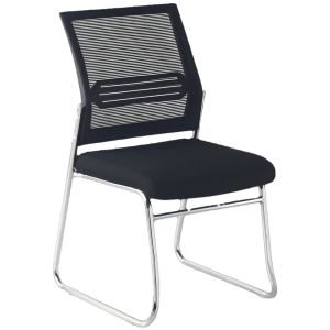 Office Meeting Metal Legs Visitor Mesh Stackable Chair with Durability and