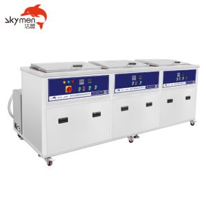 SUS 53L Three Tank Ultrasonic Cleaner 900W For Engine Cylinder