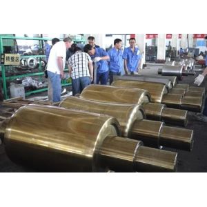 Intermediate Stand Forge Steel Tool Roll , Round Adamite Steel Rolls High