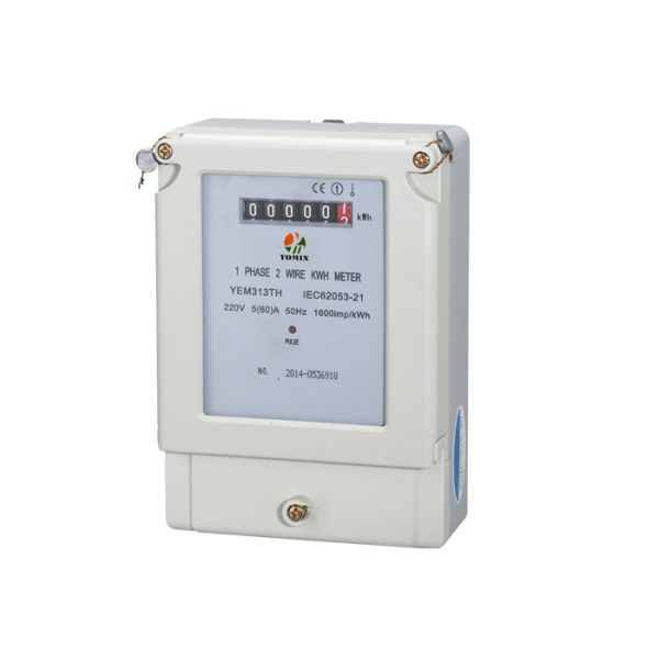 Single Phase Electronic Energy Meter , Electric kilowatt hour meter Analog
