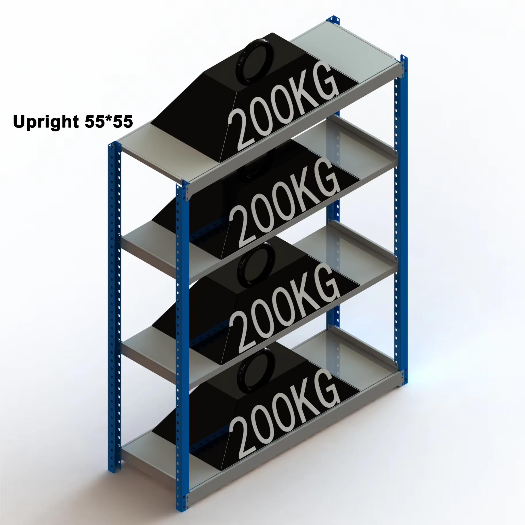 Peterack Medium Duty Longspan Shelving , Industrial Storage Racks Shelving Units