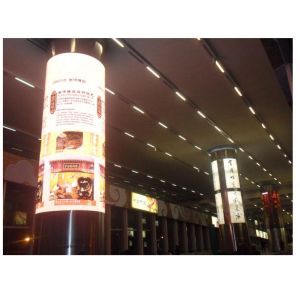 P2 flexible Led display with module size of 24x12cm for archiving curved