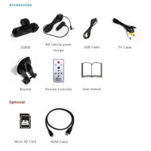 Google Map G - Sensor 64GB Micro SD Card Car Camera Video Recorder With GPS