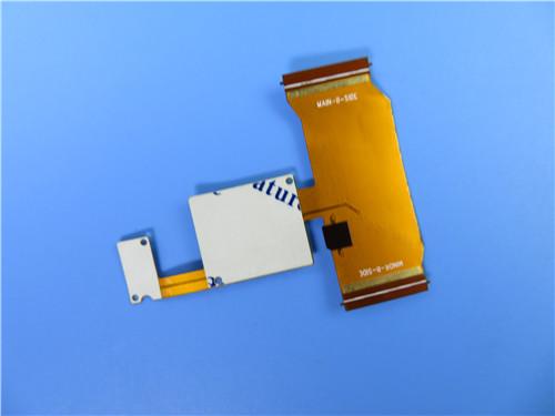 Quality Multilayer Flex PCB 4-layer Flexible Printed Circuit (FPC) With Immersion Gold for GPRS Router for sale
