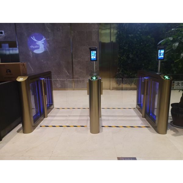 Speed Gate New Project Security Access Control System Turnstile With Golden
