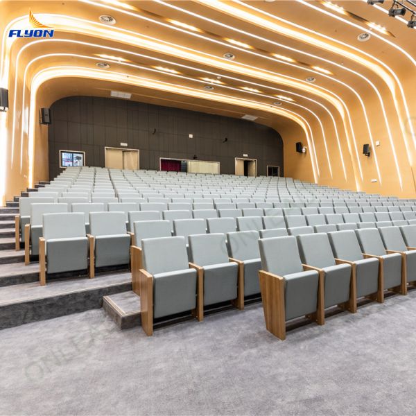 Stain-Resistant Space-Saving Theater Seating with Easy Maintenance for