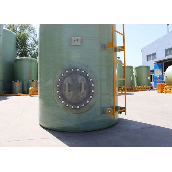 Methane Gas Storage Tank Biogas Equipment FRP Cylindrical Container