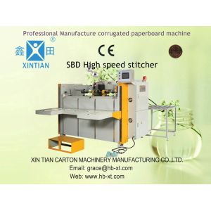 Wholesale Heavy Duty Semi-Auto Carton Stapler , Single / Double Corrugated Box Stitching Machine from china suppliers