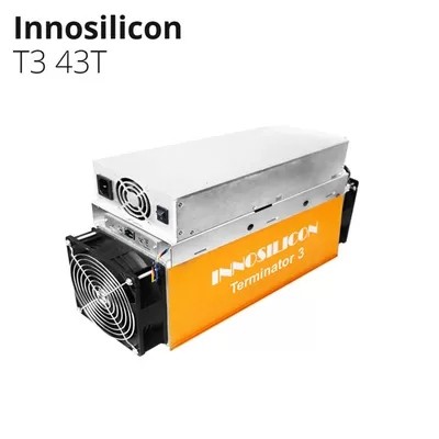 Quality 2.1KW SHA-256 Algorithm Miner Innosilicon T3 43TH/S DDR2 Video Memory for sale
