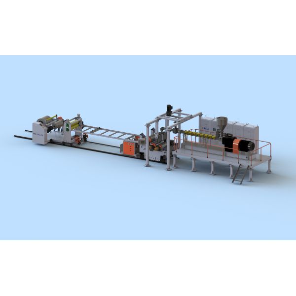 Customized PLA Sheet Extrusion Machine PLA Thermoforming Three Layer Sheet
