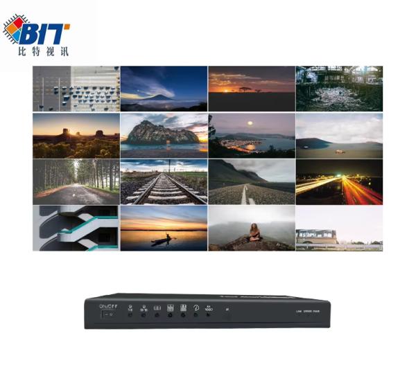 Quality 4K60 Output Supported Video Wall Controller with 16 Inputs 1 Output and 16 in 1 Out Multi-viewer for sale