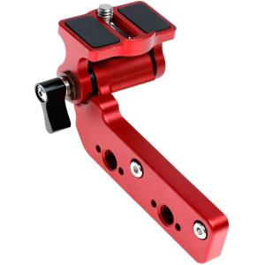 Alvin's Cables Monitor Mount Bracket for Tilta Nucleus-M Focus Motor, FIZ Hand Unit, with 1/4-20 Screw 3/8 M4 Screw Thread, Red