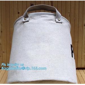 Canvas Desktop Storage Basket,Best selling navy wind cotton and linen debris