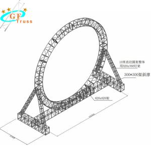 Silver Stand Up Event 12M 10M Circle Truss System