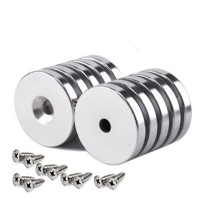N52 Neodymium Magnet with Industrial Magnet Shape Pot / Cup Shape and Countersun