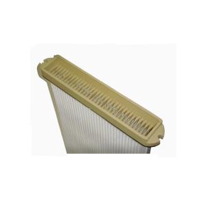 Electro - Galvanized Flat Panel Air Filter , Central Skeleton Pleated Polyester