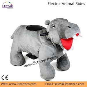 Wholesale battery rechargeable motorized plush riding pug walking animal rides from china suppliers