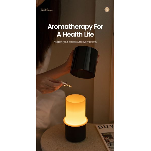 Intelligent Aromatherapy Humidifier (6-in-1/Tri Color Light/Silent) 140ml Large Capacity Desktop Light Gift Perfect