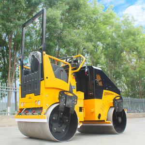 3 Ton Ride on Hydraulic Vibratory Road Roller Compactor for Sale Double Drum