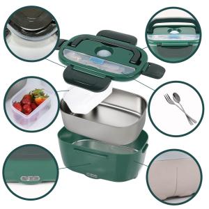60W Electric Lunch Box With 1.5L Capacity Portable Warmer Leakproof Heated Box