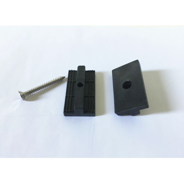 Brushed Recycled WPC Decking Accessories Plastic Clips Screw Waterproof