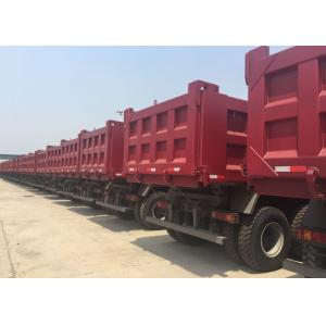 LHD 6X4 SINOTRUK HOWO Dump Truck With MINI Player 30 - 40 Ton WD615.47 Engine