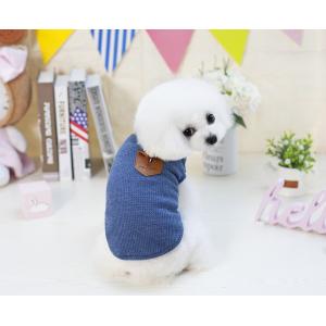 Fitwarm Handsome Chic Waffle Onesies Cotton Dog And Cat Clothes