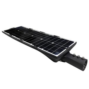 20W 30W Integrated Solar Street Light With 18650 Lithium Battery 12V 30 Ah