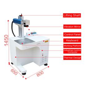 AM10W Desktop Fiber Laser Marking Machine for sale