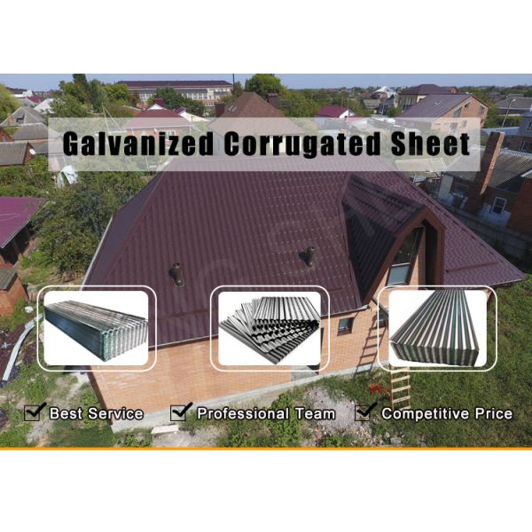 Punching Processing Service Galvanized Corrugated Roofing Iron Sheets for Roofing/Exterior and Interior Wall