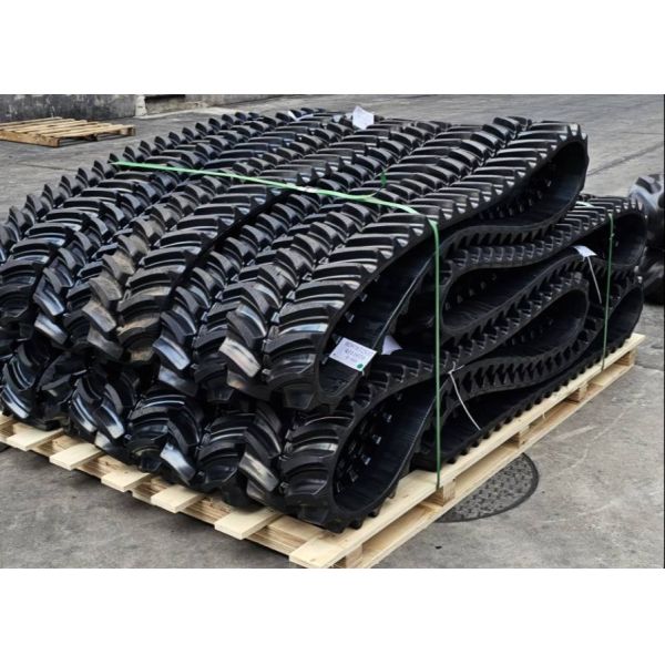 Rubber Track H280X72X47 With 40mm High Pattern For Gradening Machinery Or Lawn