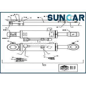 Wholesale Mini Excavator PX01V00073R300 Dozer Repair Seal Kit CASE CX36B CX31B Hydraulic Cylinder Kits from china suppliers