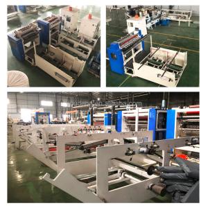 Youdeng Automatic toilet paper tissue roll rewinding convert making rotary