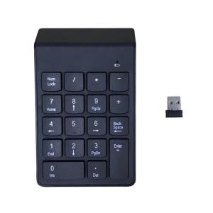 Wholesale Cxfhgy Portable Small-Size 2.4GHz Wireless Numeric Keypad Numpad 18 Keys Digital Keyboard For Accounting Teller Laptop N from china suppliers