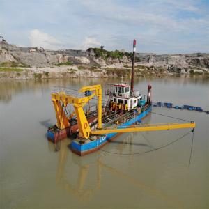 1-2 Hydraulic Diesel Engine Boat Cutter Suction Sand Dredger for River Mud